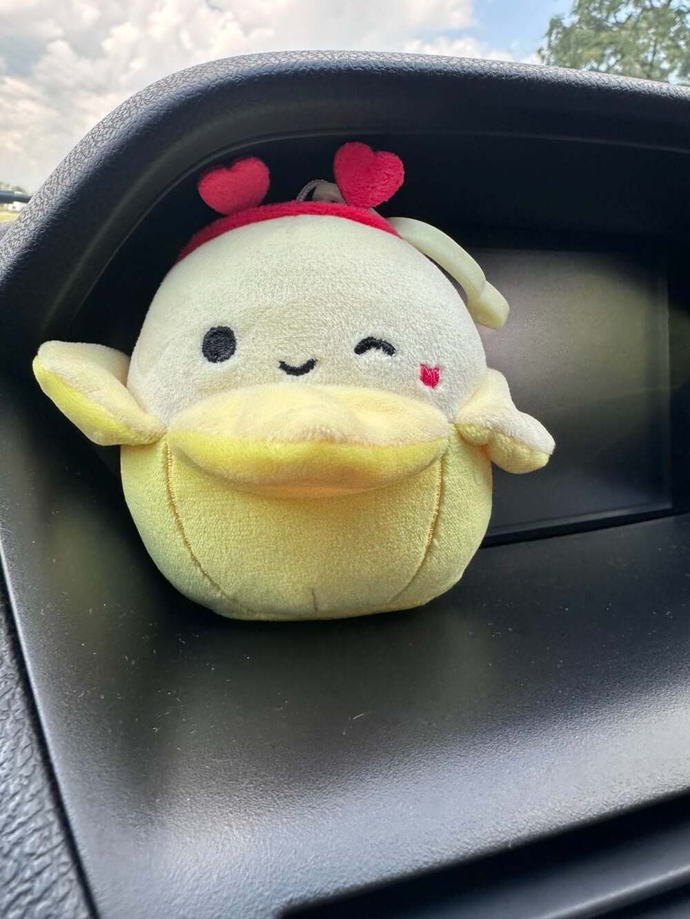 Squishmallows Junie The Banana Clip-On Plush Toy